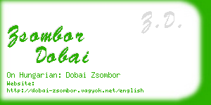 zsombor dobai business card